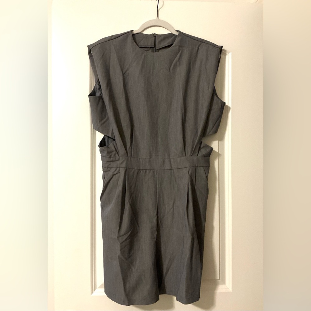 NWOT Gray Romper with Side Cut Outs - Picture 2 of 9